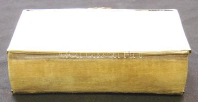 ~1860 Meisermann Ignácz: Uj Orgona Virág római katolikus imádságos- és énekeskönyv, fém domborművel ...