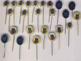 24db többféle Csepel Művek kitűző T:1,2