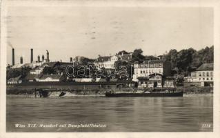 Vienna XIX. Nussdorf steamship station