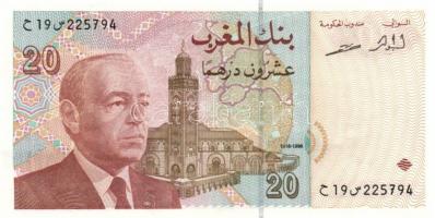 Marokkó 1996. 20D (2x) egymásutáni sorszámmal T:II