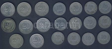 1926-1938. 20f (8x) + 10f (12x) T:2,3