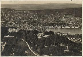 Zürich view from Restaurant Uto Kulm