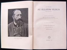 A. Brehm: Az állatok világa négy kötetben. I-IV. teljes, rajzokkal és ábrákkal, Bp., 1960 Gondolat j...