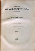 A. Brehm: Az állatok világa négy kötetben. I-IV. teljes, rajzokkal és ábrákkal, Bp., 1960 Gondolat j...