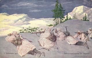 Military WWI in snowy mountains s: E. Ranzenhofer (fl)