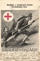 Military WWI Red Cross propaganda s: földes