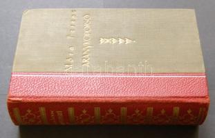 Móra Ferenc: Aranykoporsó I-II. egybekötve, bibliofil kiadás: aranyozott gerincű, félbőr kötésben, Bp., Révai 1935