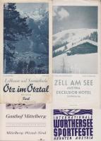 14 db osztrák háború előtti idegenforgalmi propaganda kiadvány