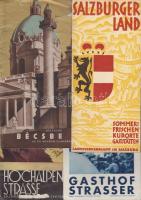 14 db osztrák háború előtti idegenforgalmi propaganda kiadvány