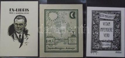 10 db klf külföldi ex libris
