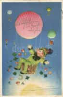 New Year balloon, mushrooms