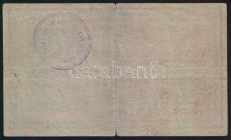 1918. 25K hullámos hátlap, 3000 feletti sorozat "III. Hadtest Szervező Csoportja" bélyegzé...