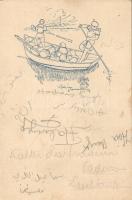 Polish scouts, artist signed