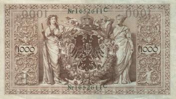 Német Birodalom / Császárság 1910. 1000M (10x) T:vegyes