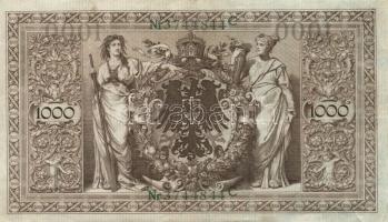 Német Birodalom / Császárság 1910. 1000M (10x) T:vegyes