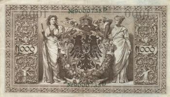 Német Birodalom / Császárság 1910. 1000M (10x) T:vegyes