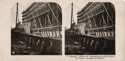 SS Kaiser Wilhelm der Grosse stereo-card