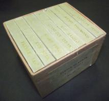 Életek és korok I-VII. minikönyv sorozat kiadói tékában Frankel Leó, Kun Béla, Kunfi Zsigmond, Landl...