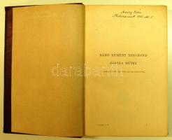 báró Kemény Zsigmond művei: Gyulai Pál I-II. (teljes), Beszélyek és regénytöredékek II., Bp., 1896 F...