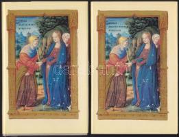 Horae Beatae Mariae Virginis I.-II.- Az egri főegyházmegyei könyvtárban őrzött kódex hasonmása, Bp., 1976 Magyar Helikon eredeti kiadói tékában