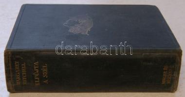 Margarett Mitchell: Elfújta a szél - Harmadik kiadás, Bp., Singer és Wolfner. Kiadói aranyozott kissé laza egészvászon kötésben (egy lap sérült)