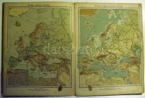 cca 1900  Lange-Chreven atlasz gerinc sérült 37p