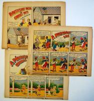 1937 Friss újság képregény és tréfamelléklete 3 db színes magazin