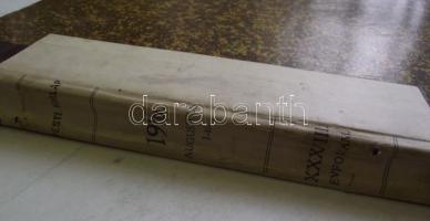 1916 A Pesti Hírlap augusztusi számai keménykötésben jó állapotban a háború híreivel
