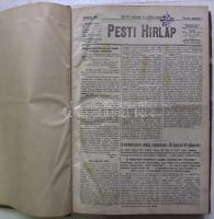 1916 A Pesti Hírlap márciusi számai keménykötésben jó állapotban a háború híreivel