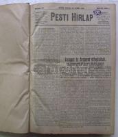 1916 A Pesti Hírlap februári számai keménykötésben szép állapotban a háború híreivel