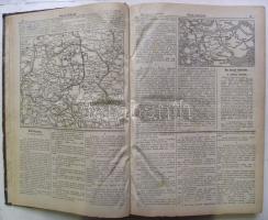 1916 A Pesti Hírlap februári számai keménykötésben szép állapotban a háború híreivel