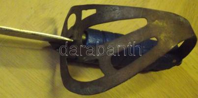 Régi maratott pengéjű indiai kard hüvellyel / Old Indian sword 95 cm