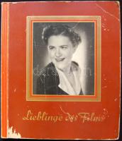 cca 1940 A film csillagai: osztrák cigarettakép gyűjtőalbum 121 színászképpel,majdnem kompletten, jó állapotban / Actors/actresses cigaterre-pictures in album
