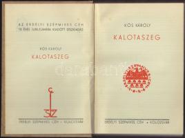 Kós Károly: Kalotaszeg, Kolozsvár 1937 Az Erdélyi Szépmíves Céh 10 éves jubileumára kiadott díszkiadás színes linómetszetekkel