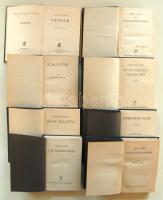 18 db igényes magyar és külföldi szépirodalmi mű háború előtti kiadásban jó minőségű egészvászon kötésekkel