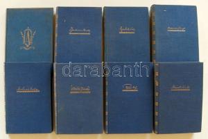 18 db igényes magyar és külföldi szépirodalmi mű háború előtti kiadásban jó minőségű egészvászon köt...