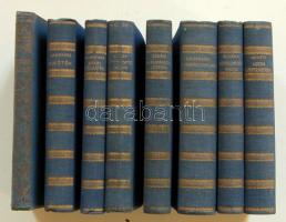 18 db igényes magyar és külföldi szépirodalmi mű háború előtti kiadásban jó minőségű egészvászon köt...