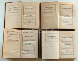 18 db igényes magyar és külföldi szépirodalmi mű háború előtti kiadásban jó minőségű egészvászon köt...