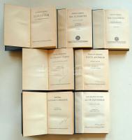 18 db igényes magyar és külföldi szépirodalmi mű háború előtti kiadásban jó minőségű egészvászon köt...