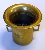 Régi réz minimozsár törő nélkül