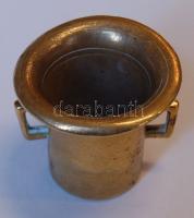 Régi réz minimozsár törő nélkül