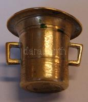 Régi réz minimozsár törő nélkül