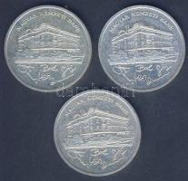 1992. 200Ft Ag "MNB" (3x) T:2+,2 ph