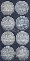 1992. 200Ft Ag "MNB" (8x) T:2,2-