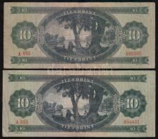 1957. 10Ft (4x) T:III