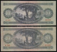 1960. 10Ft (4x) T:III