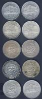 1992-95. 200Ft Ag "MNB" (10x) T:2,2-,3