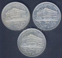 1992. 200Ft Ag "MNB" (3x) T:2