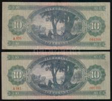 1957. 10Ft + 1960. 10Ft + 1962. 10Ft (5x) T:II,III