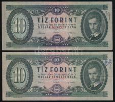 1957. 10Ft + 1960. 10Ft + 1962. 10Ft (5x) T:II,III